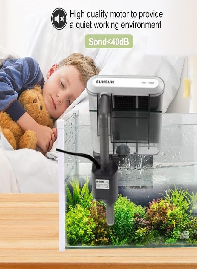 فلتر معلق لحوض السمك من سلسلة VAYINATO Sun-Sun HBL (HBL-302 | 3 واط | 350 لتر/ساعة (الحجم: متوسط)) - Image 2